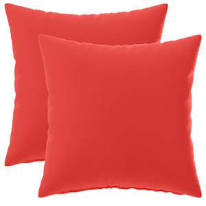 vidaXL Diivanipadi 2 pcs HEERLEN Punane 30 x 30 cm Pol&uuml;ester