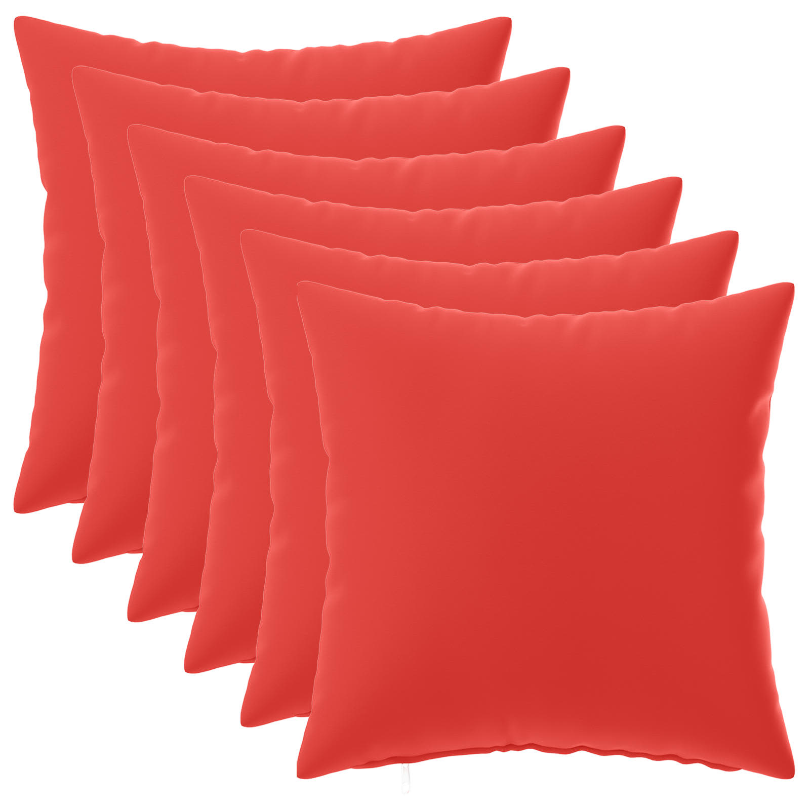 Kussensloop 6 pcs HEERLEN Rood 30 x 30 cm Polyester image 1