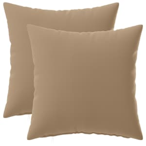 vidaXL Diivanipadi 2 tk HEERLEN Pruunikashall 30 x 30 cm Pol&uuml;ester