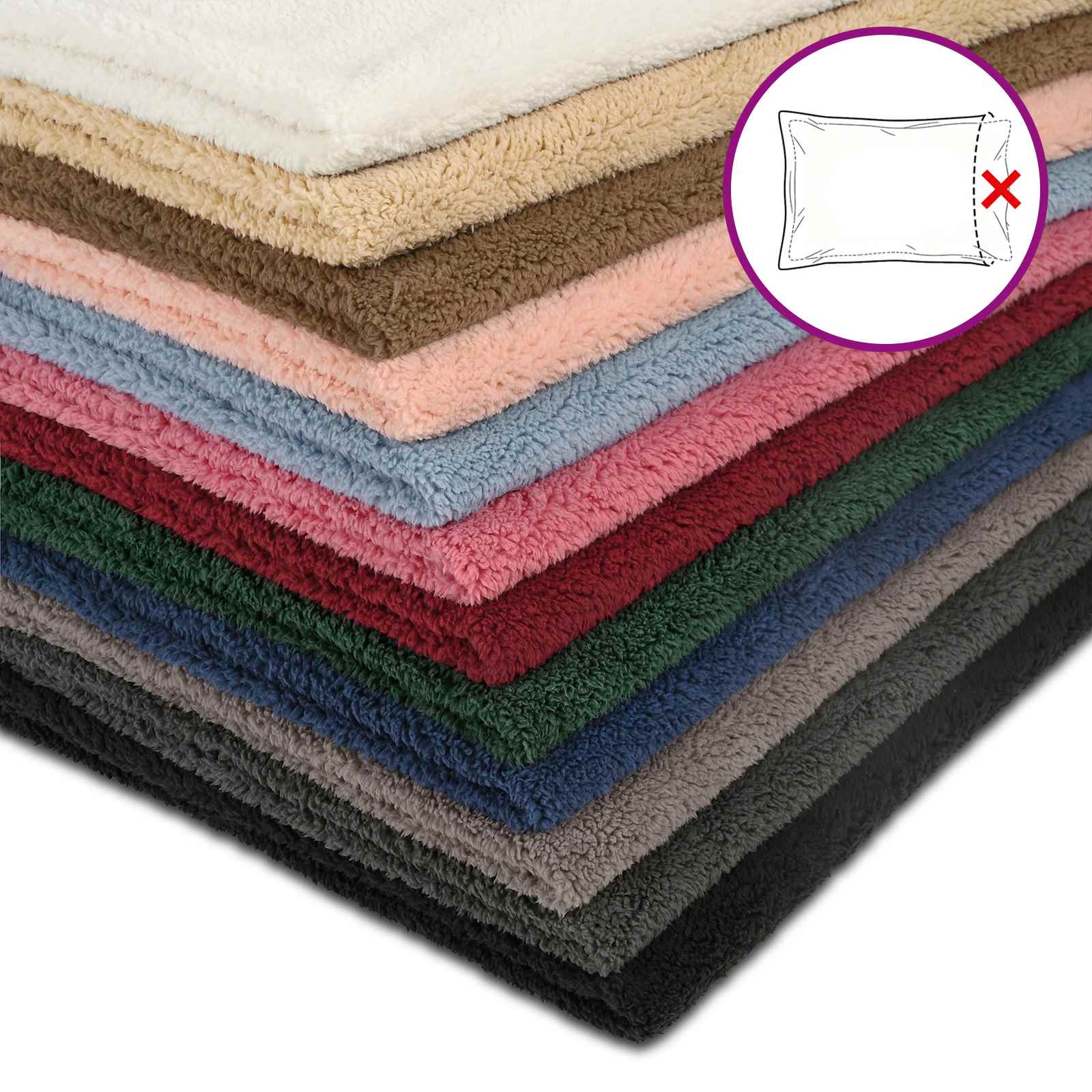 Kussensloop 6 pcs HEERLEN Donkergroen 30 x 30 cm Bouclé image 7