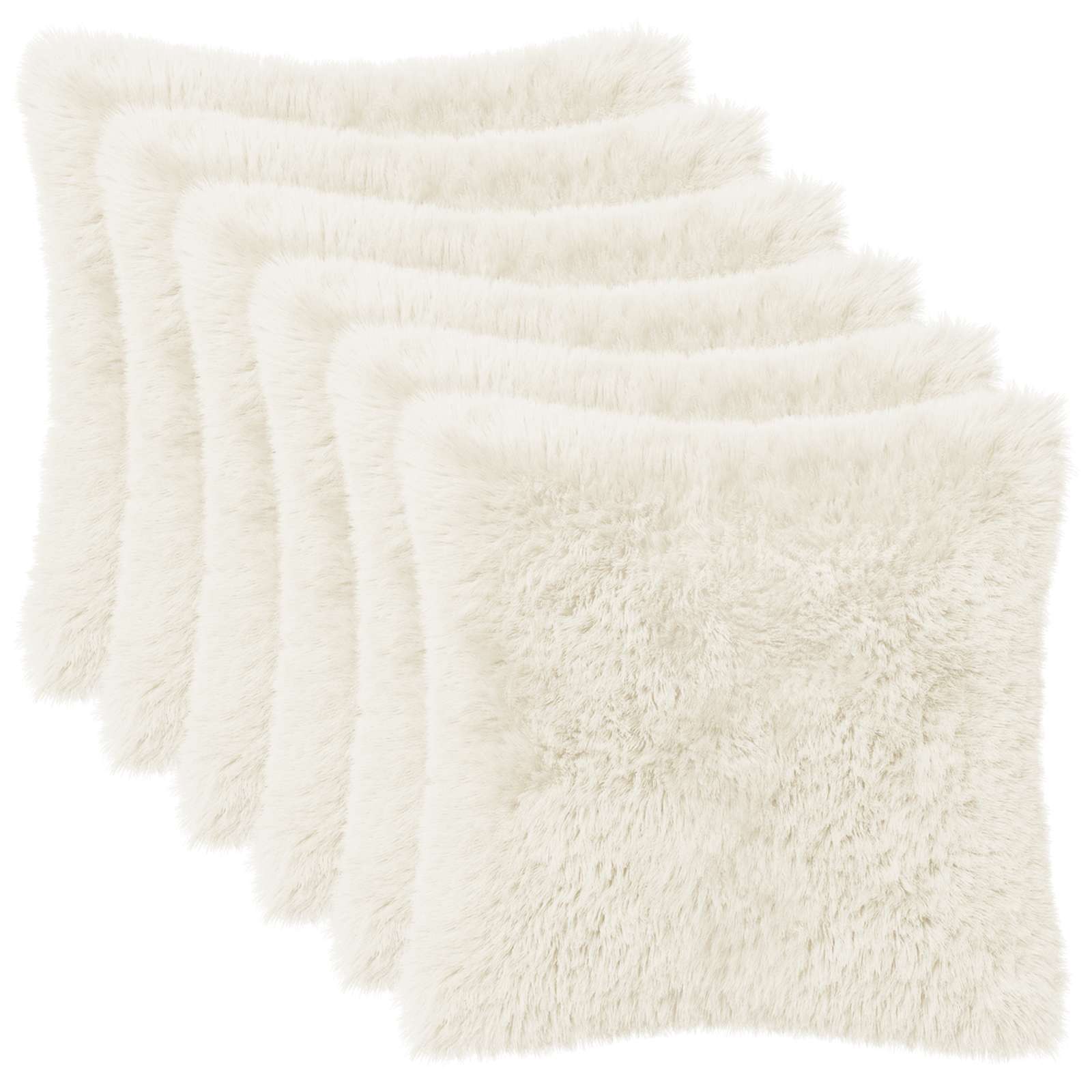 Kussensloop 6 pcs HEERLEN Wit 30 x 30 cm PV Fleece image 2