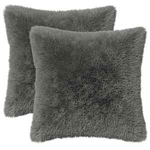 vidaXL Diivanipadi 2 pcs HEERLEN Helehall 30 x 30 cm PV Fliis
