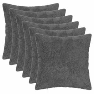 vidaXL Diivanipadi 6 tk HEERLEN Tumehall 30 x 30 cm Vale k&uuml;&uuml;liku