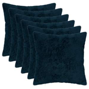 vidaXL Diivanipadi 6 tk HEERLEN Tumesinine 30 x 30 cm Vale k&uuml;&uuml;liku