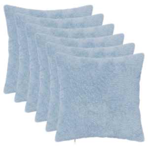 vidaXL Diivanipadi 6 tk HEERLEN Helesinine 30 x 30 cm Vale k&uuml;&uuml;liku