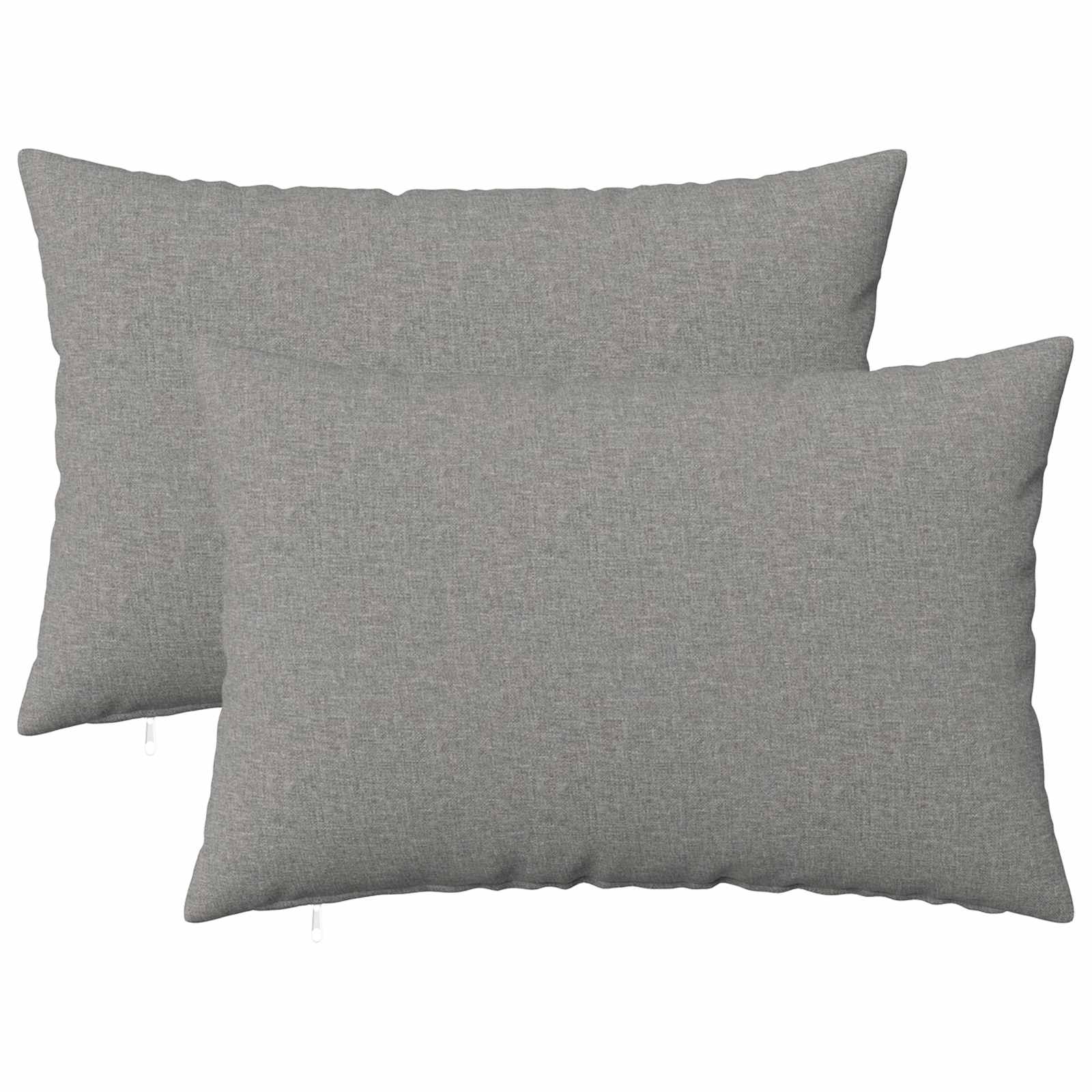 vidaXL Povlak na polštář 2 ks HEERLEN Oblačno šedá 30 x 50 cm Textil