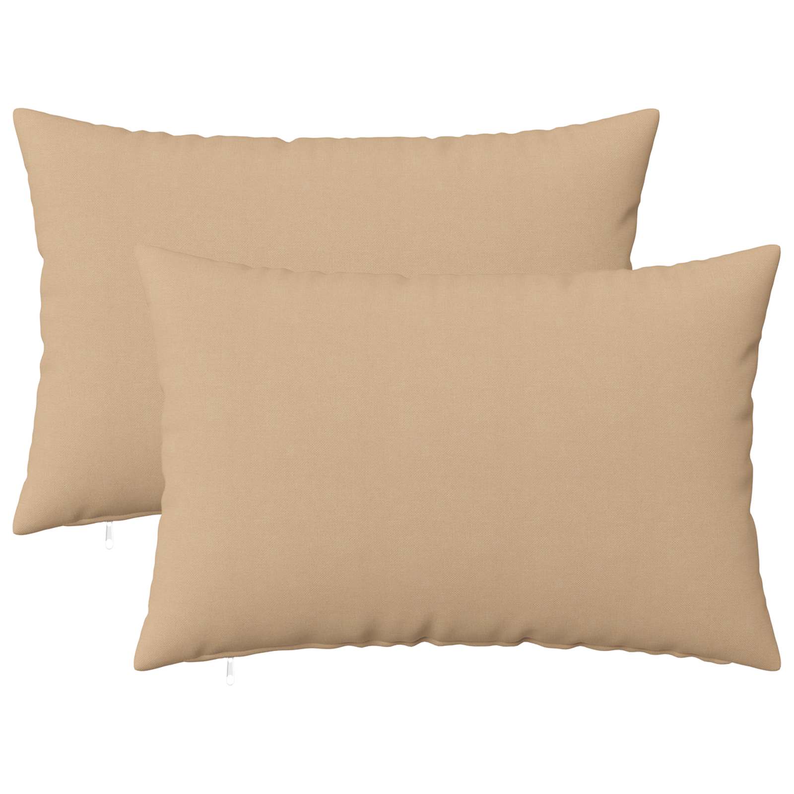 vidaXL Povlak na polštář 2 ks HEERLEN Krémová 30 x 50 cm Textil