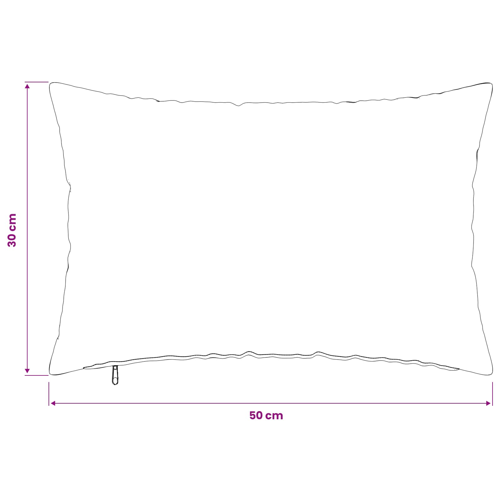 Kussensloop 6 pcs HEERLEN Lichtgrijs 30 x 50 cm Bouclé image 9