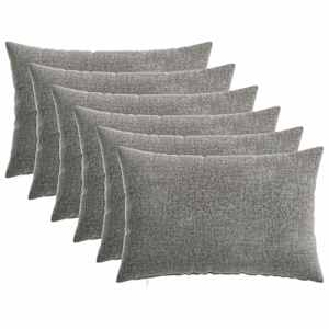 vidaXL Diivanipadi 6 tk HEERLEN Tumehall 30 x 50 cm &Scaron;en&uuml;&uuml;lfabric
