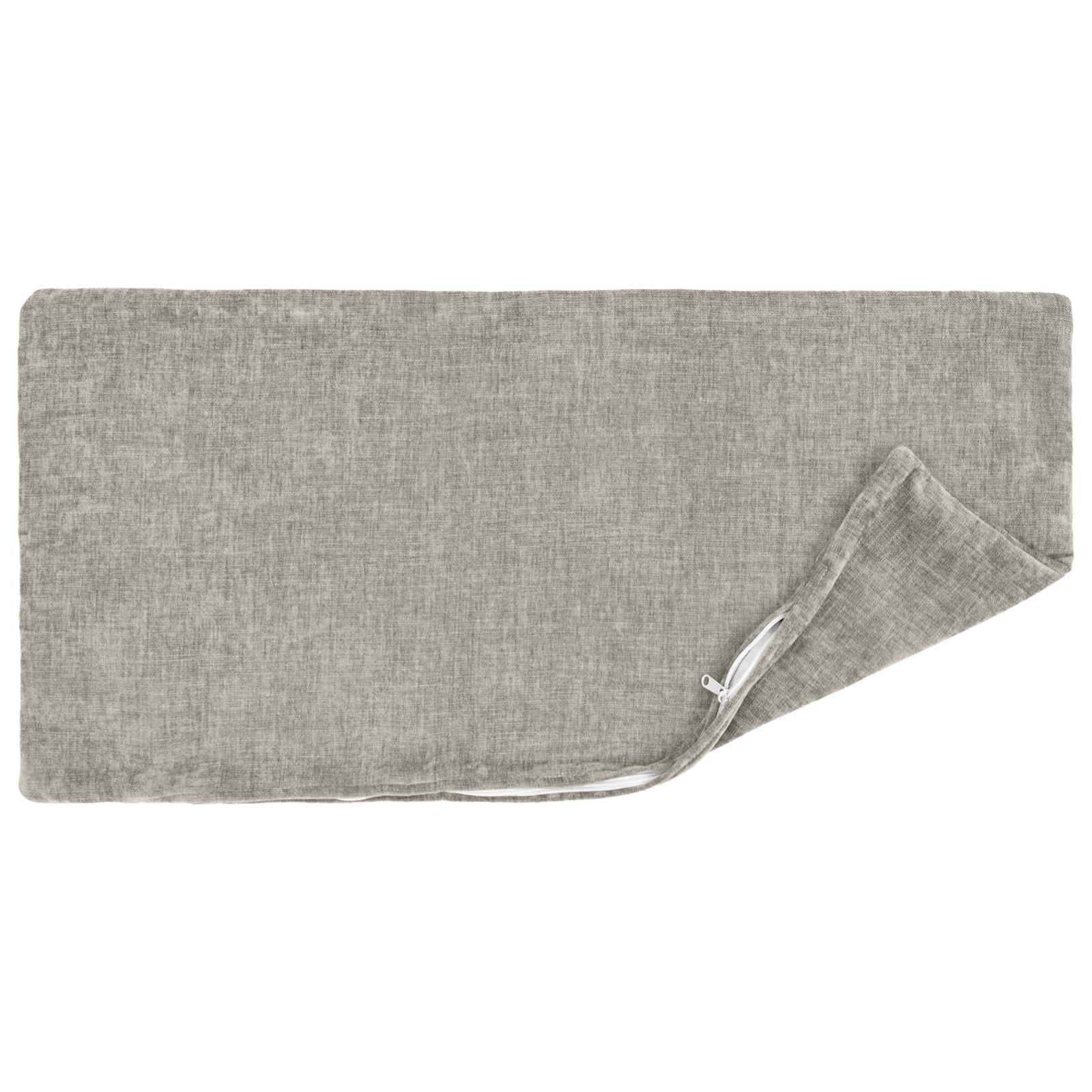 Kussensloop 6 st HEERLEN Lichtgrijs 30 x 50 cm Chenille Stof image 3