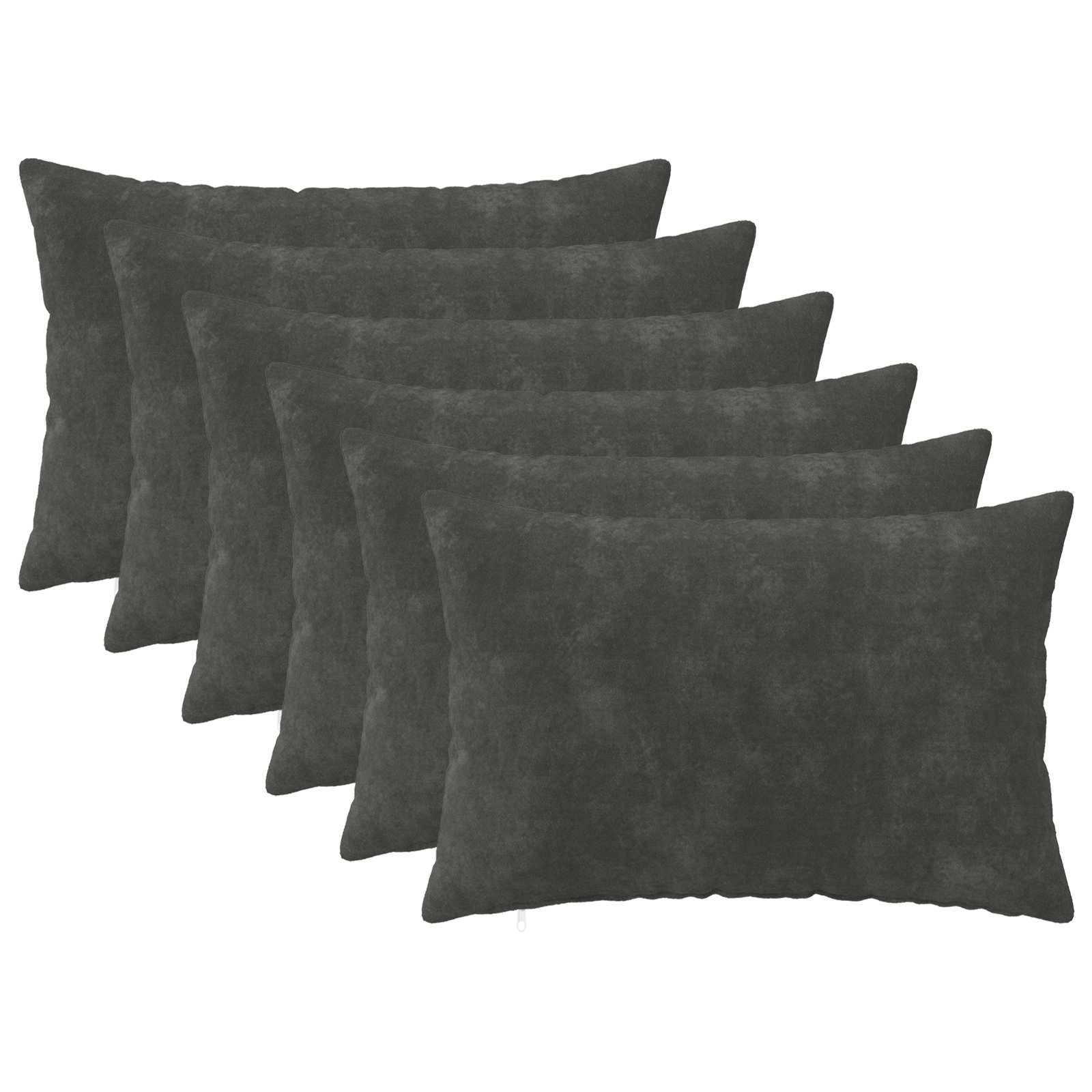 Kussensloop 6 pcs HEERLEN Antraciet 30 x 50 cm image 1