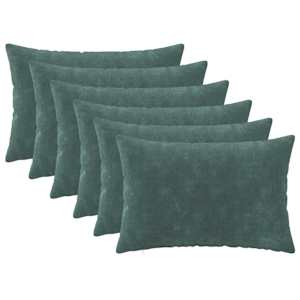 vidaXL Diivanipadi 6 pcs HEERLEN Merisinine 30 x 50 cm Mikrofliis