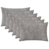 vidaXL Diivanipadi 6 pcs HEERLEN Helehall 30 x 50 cm Mikrofliis