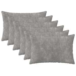 vidaXL Diivanipadi 6 pcs HEERLEN Helehall 30 x 50 cm Mikrofliis