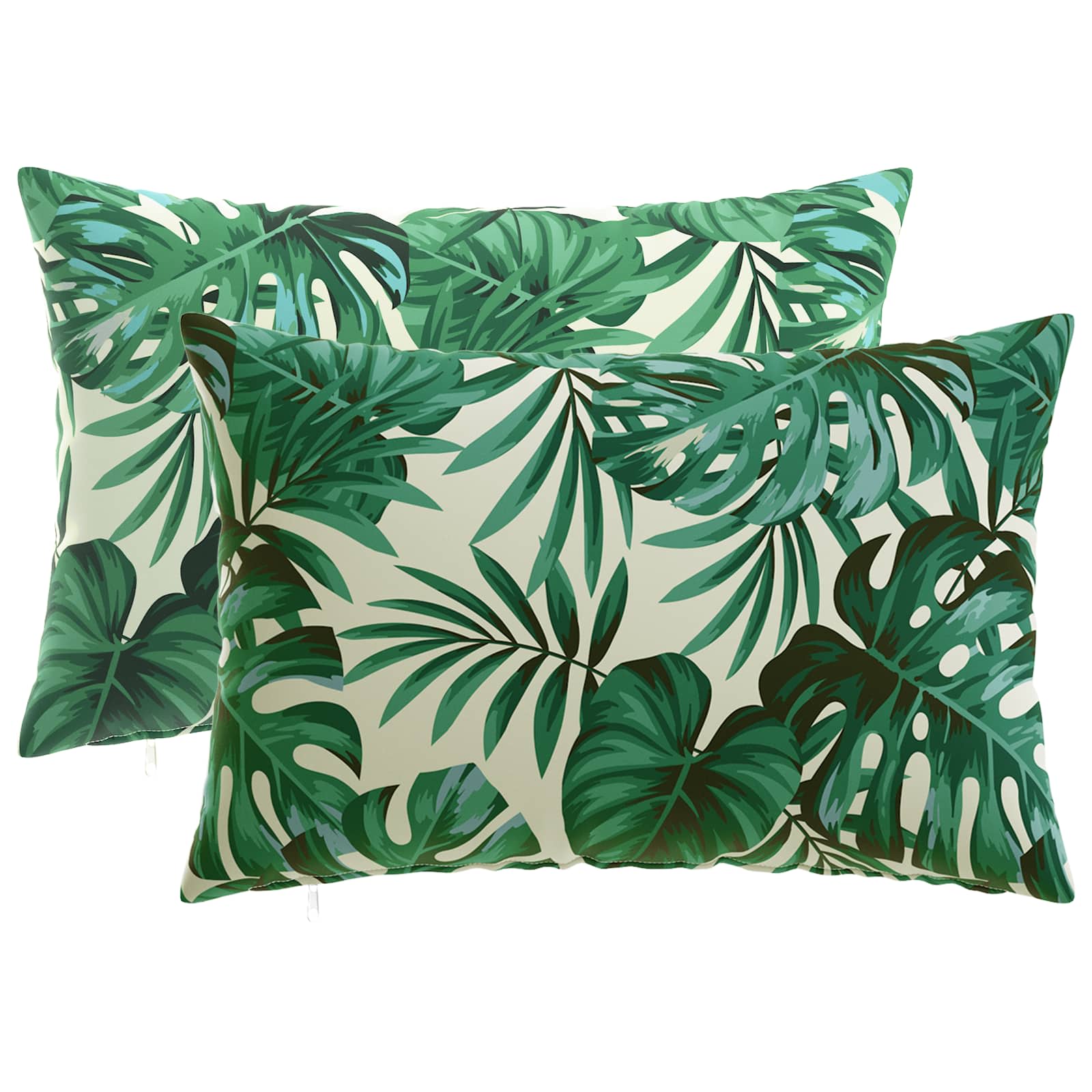 Kussensloop 2 pcs HEERLEN Bladpatroon 30 x 50 cm Polyester image 1
