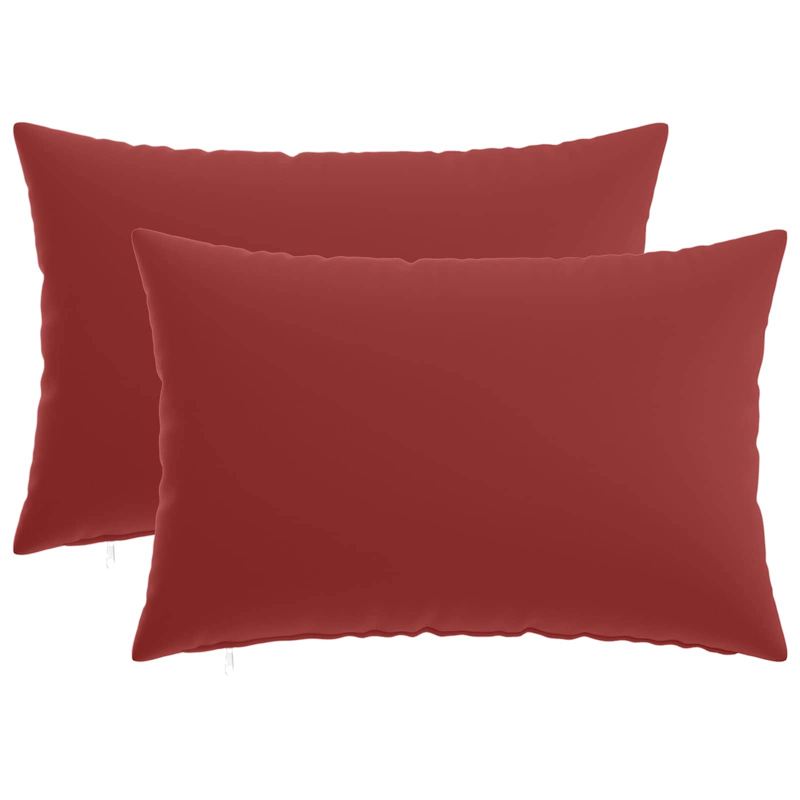Kussensloop 2 pcs HEERLEN Wijnrood 30 x 50 cm Polyester image 1