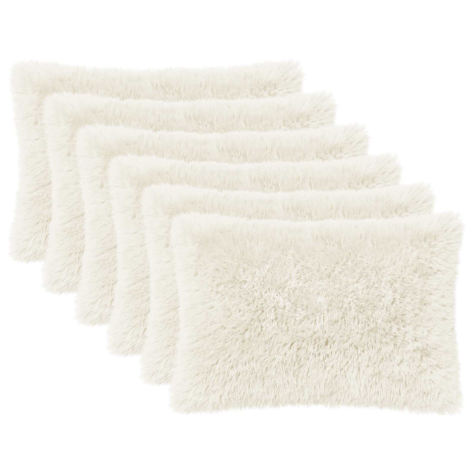 Kussensloop 6 pcs HEERLEN Wit 30 x 50 cm PV Fleece image 2