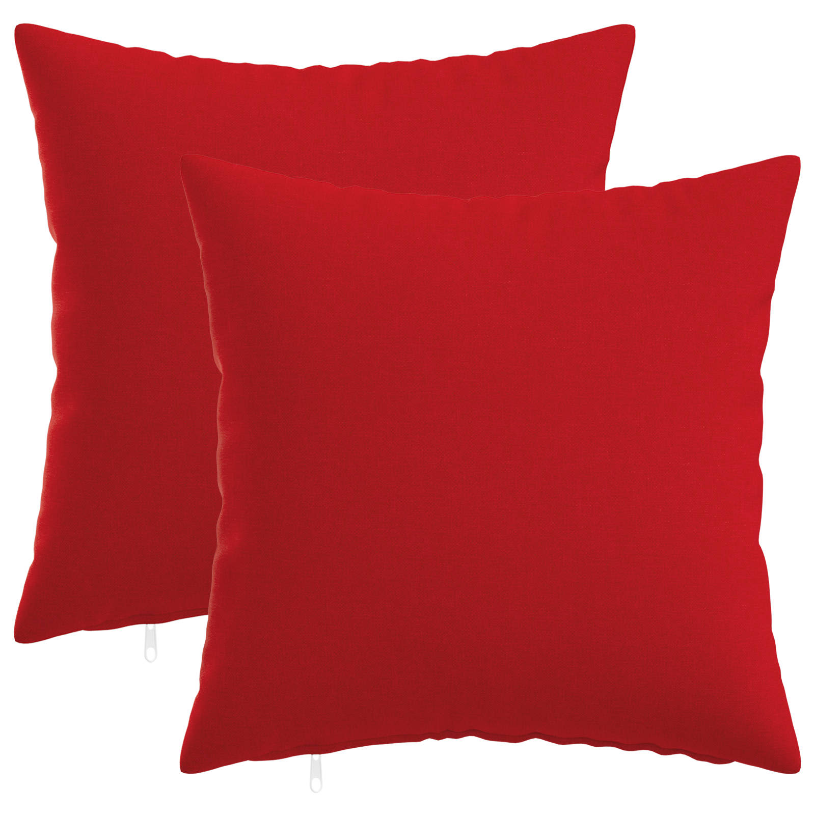 Kussensloop 2 st HEERLEN Rood 35 x 35 cm Stof image 1