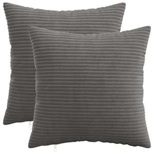 vidaXL Diivanipadi 2 tk HEERLEN Tumehall 35 x 35 cm manchester