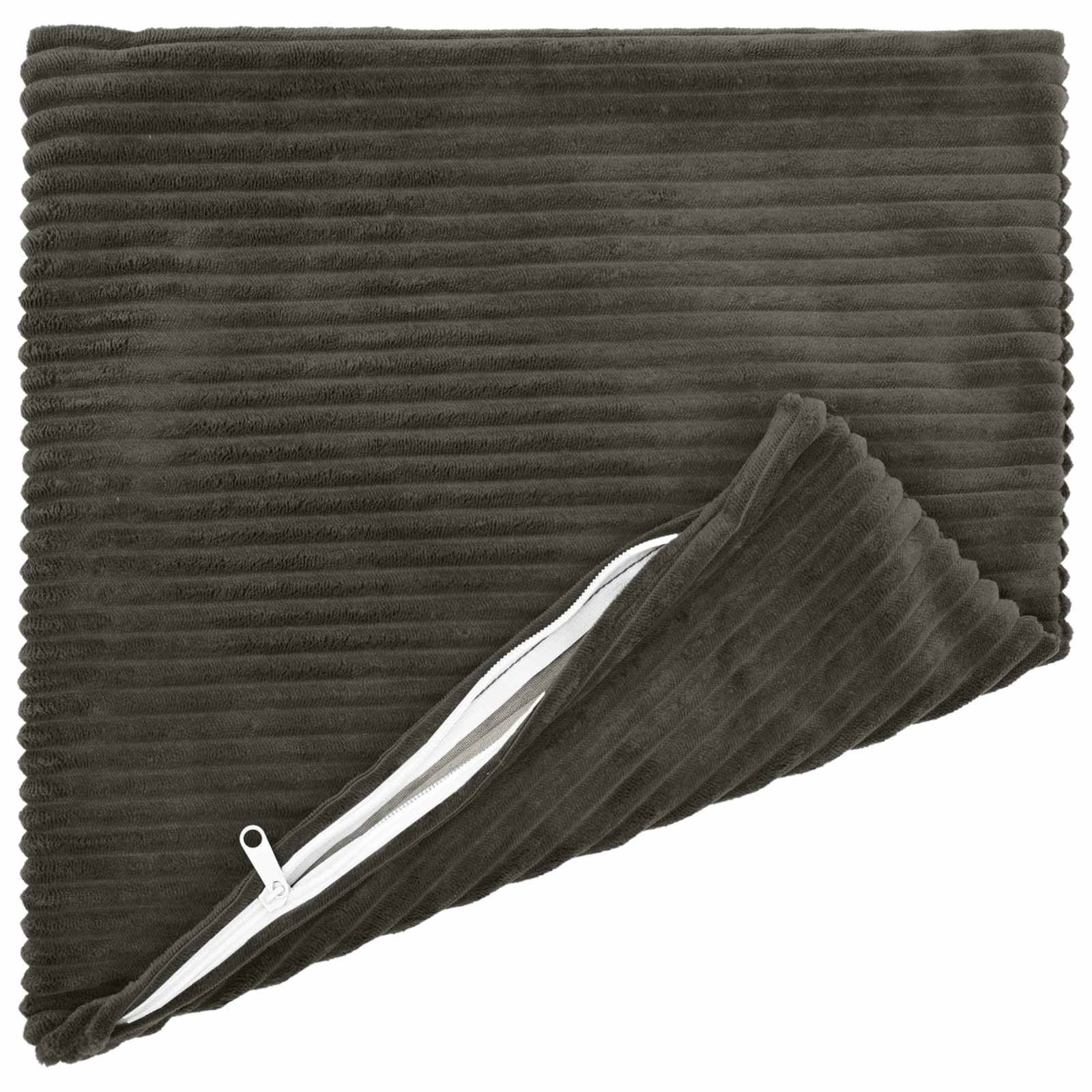 Kussensloop 6 pcs HEERLEN Antracietkleurig 35 x 35 cm corduroy image 3