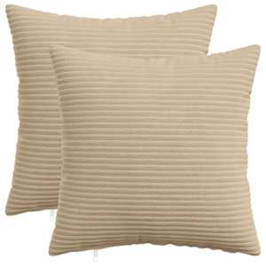vidaXL Diivanipadi 2 pcs HEERLEN Pruunikashall 35 x 35 cm manchester