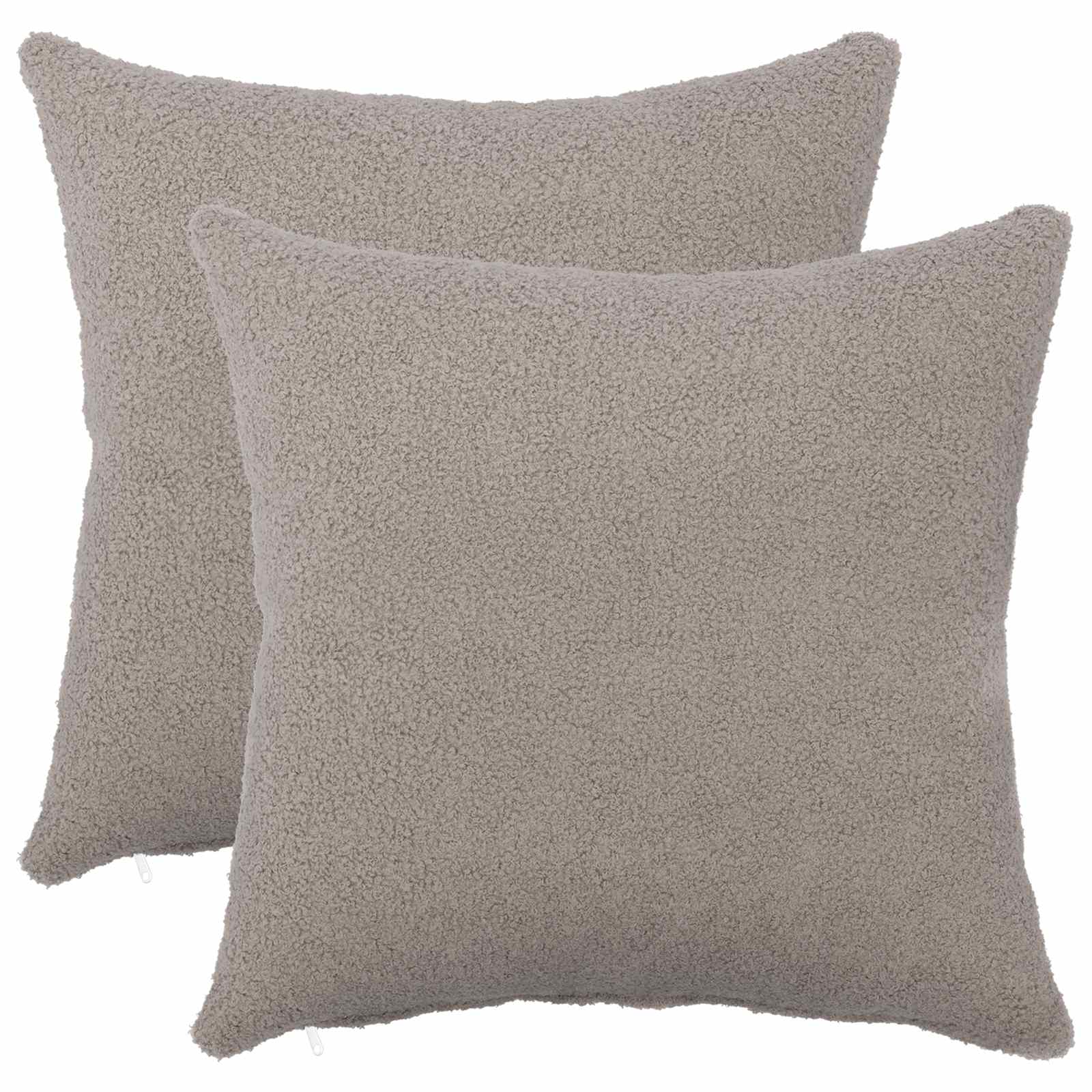 Kussensloop 2 pcs HEERLEN Lichtgrijs 35 x 35 cm Bouclé image 1