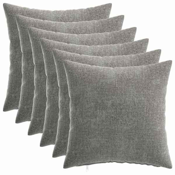 vidaXL Diivanipadi 6 tk HEERLEN Tumehall 35 x 35 cm &Scaron;en&uuml;&uuml;lfabric