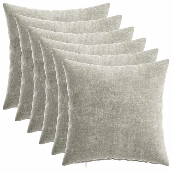 vidaXL Diivanipadi 6 tk HEERLEN Helehall 35 x 35 cm &Scaron;en&uuml;&uuml;lfabric