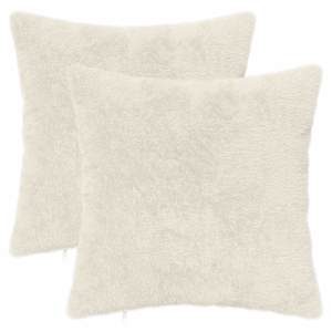 vidaXL Diivanipadi 2 tk HEERLEN Valge 35 x 35 cm Vale k&uuml;&uuml;liku