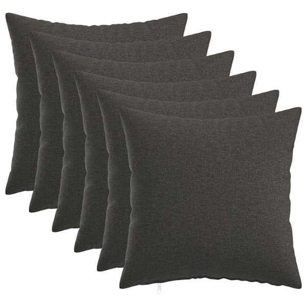 vidaXL Diivanipadi 6 pcs HEERLEN Tumehall 40 x 40 cm