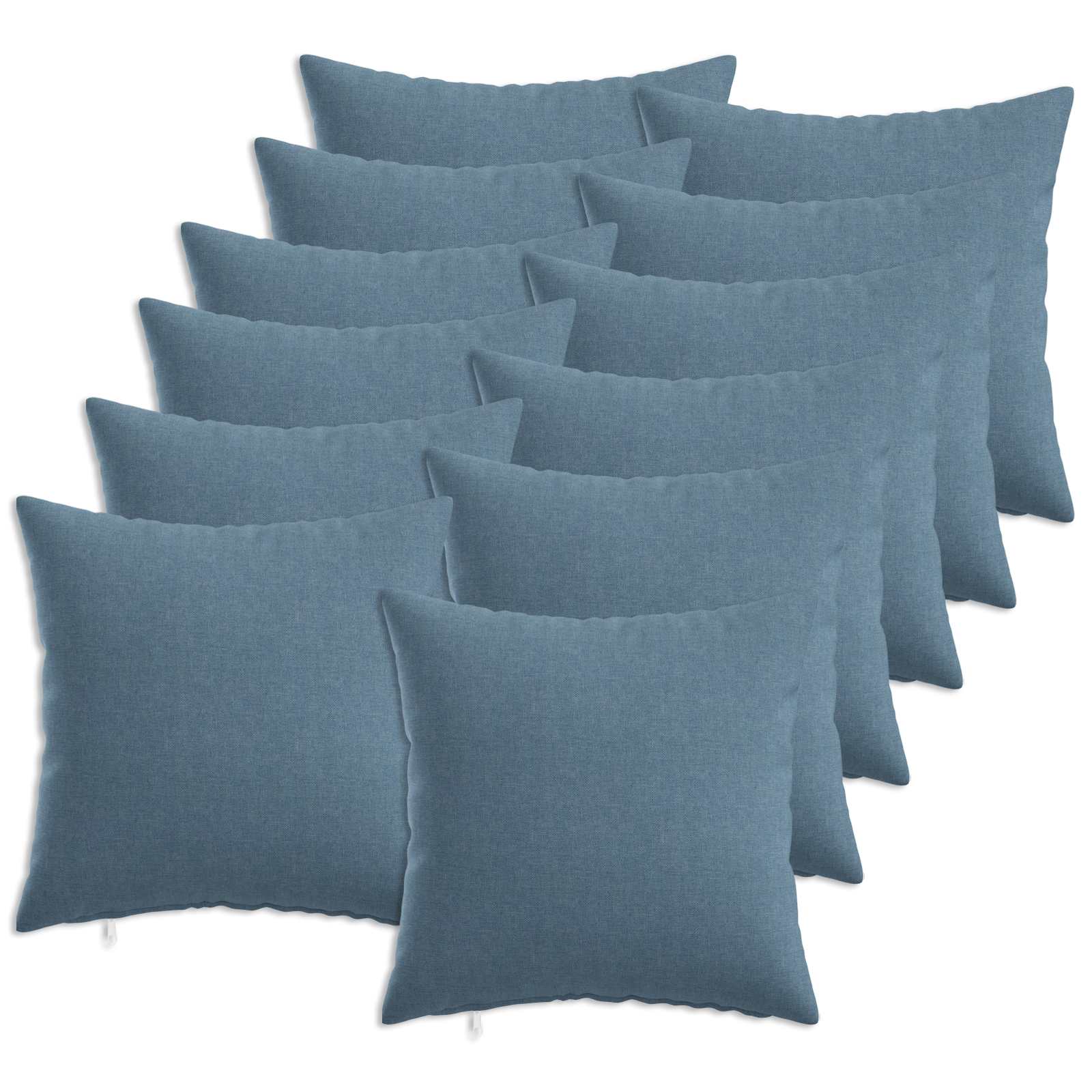 Kussensloop 12 st HEERLEN Jeans Blauw 40 x 40 cm Stof image 1