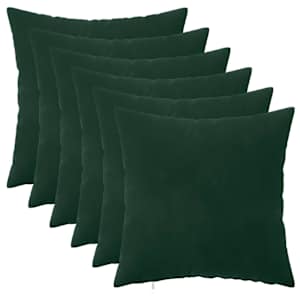 vidaXL Diivanipadi 6 pcs HEERLEN Tumeroheline 40 x 40 cm Samet