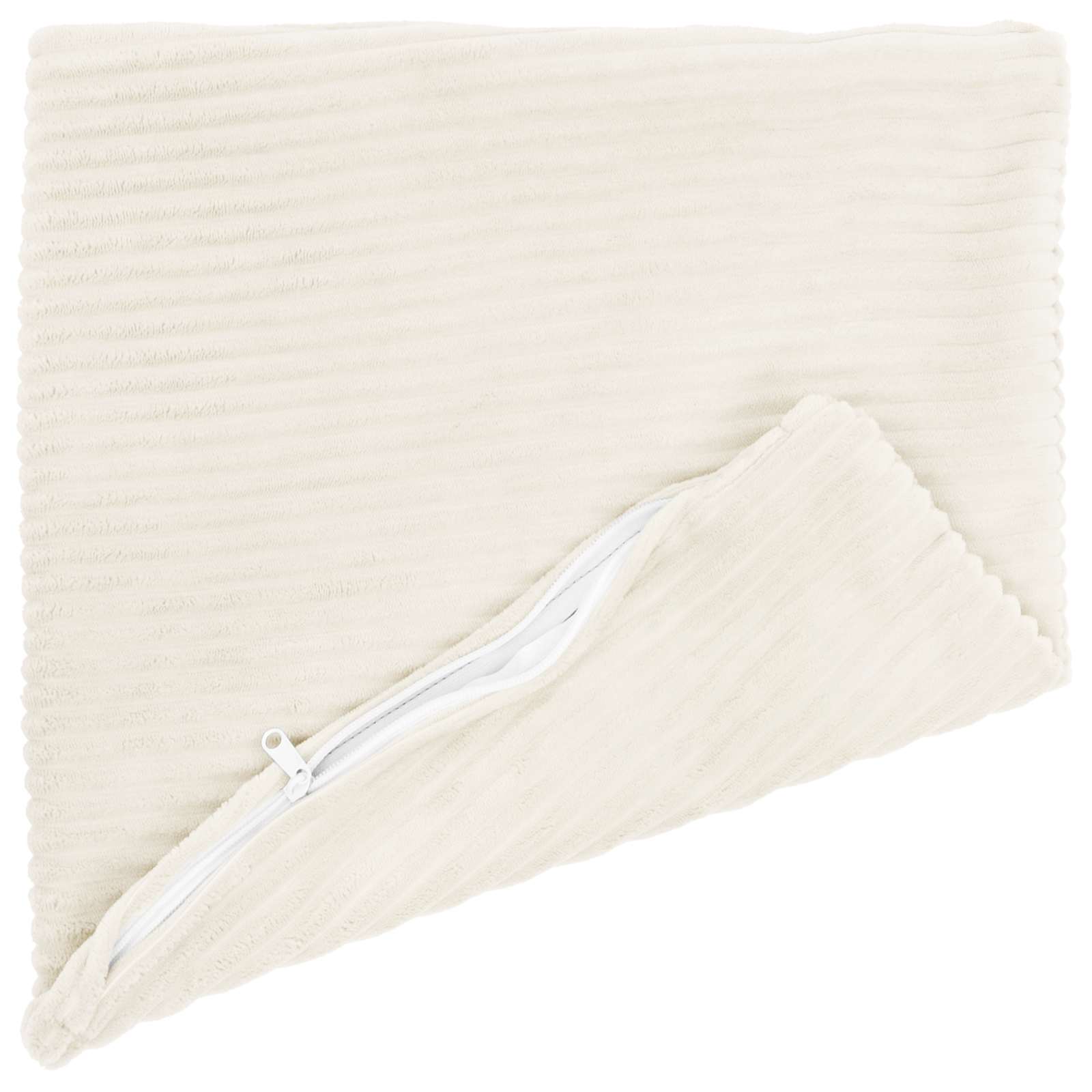Kussensloop 2 pcs HEERLEN Crèmekleurig 40 x 40 cm corduroy image 3