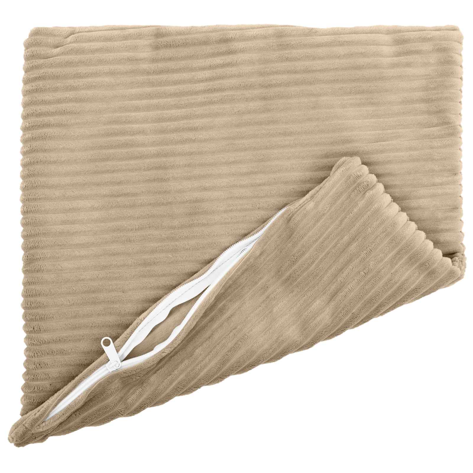 Kussensloop 2 pcs HEERLEN Taupe 40 x 40 cm corduroy image 3