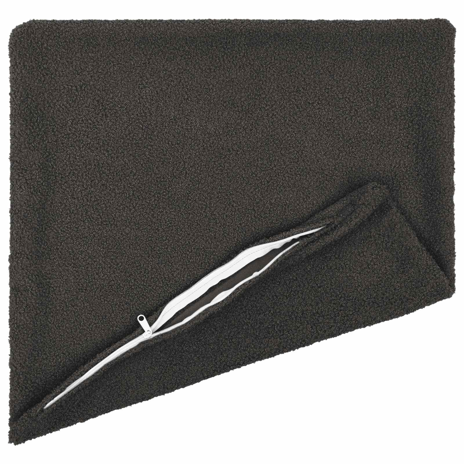 Kussensloop 12 pcs HEERLEN Donkergrijs 40 x 40 cm Bouclé image 3