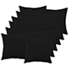 vidaXL Diivanipadi 12 tk HEERLEN Must 40 x 40 cm Boucl&eacute;