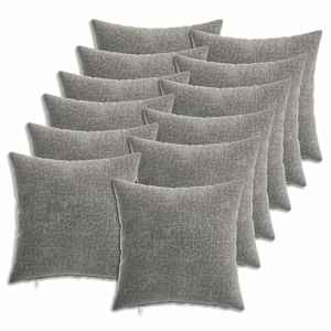 vidaXL Diivanipadi 12 tk HEERLEN Tumehall 40 x 40 cm &Scaron;en&uuml;&uuml;lfabric