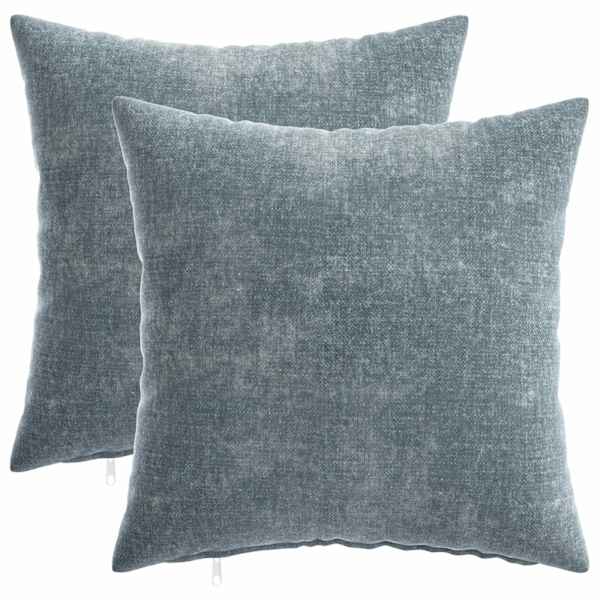 vidaXL Diivanipadi 2 tk HEERLEN Helesinine 40 x 40 cm &Scaron;en&uuml;&uuml;lfabric