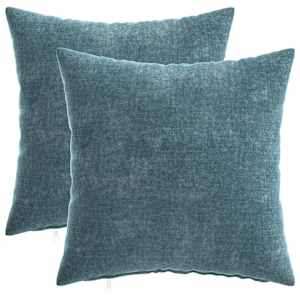 vidaXL Diivanipadi 2 tk HEERLEN Sinine 40 x 40 cm &Scaron;en&uuml;&uuml;lfabric