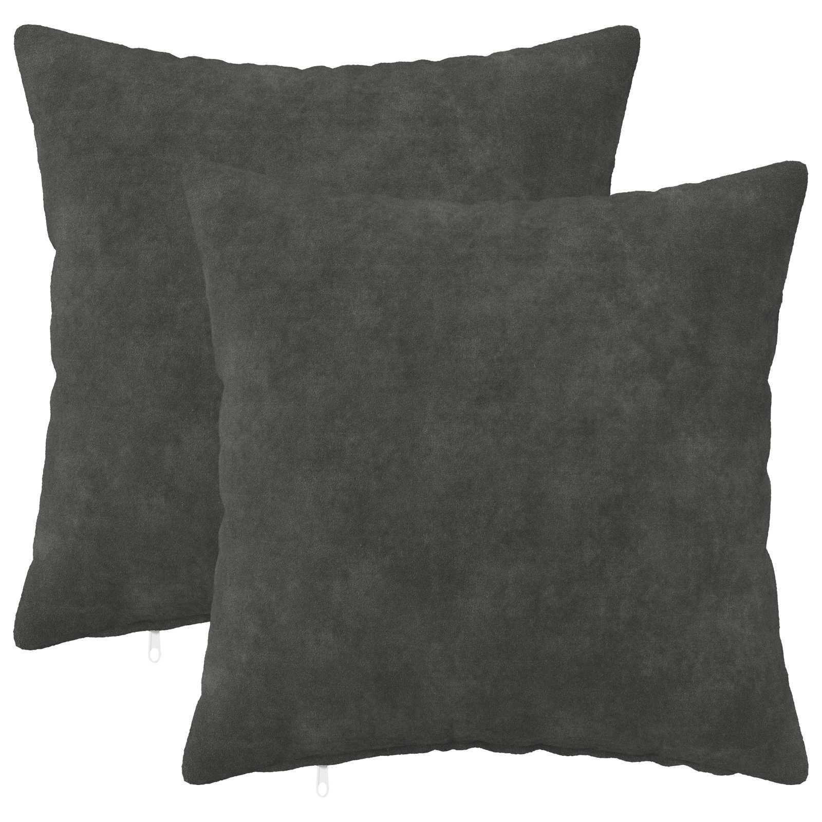 vidaXL Povlak na polštář 2 pcs HEERLEN Antracitová 40 x 40 cm