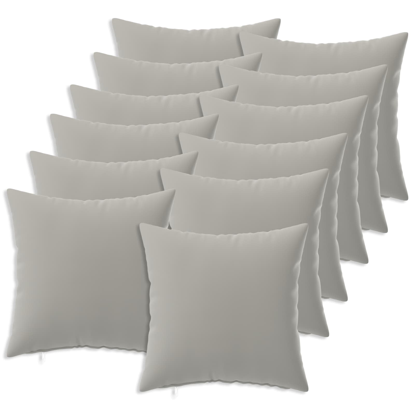 Kussensloop 12 pcs HEERLEN Grijs 40 x 40 cm Polyester image 1