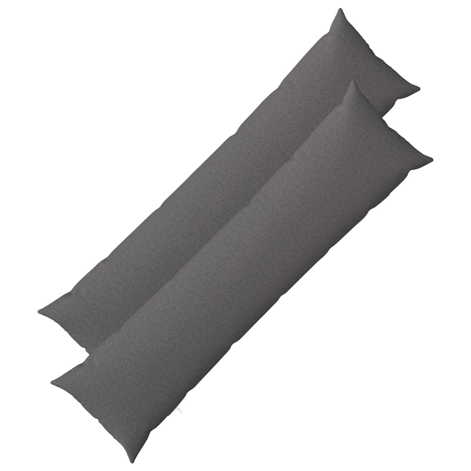 vidaXL Povlak na polštář 2 ks HEERLEN Světle šedá 40 x 145 cm Textil