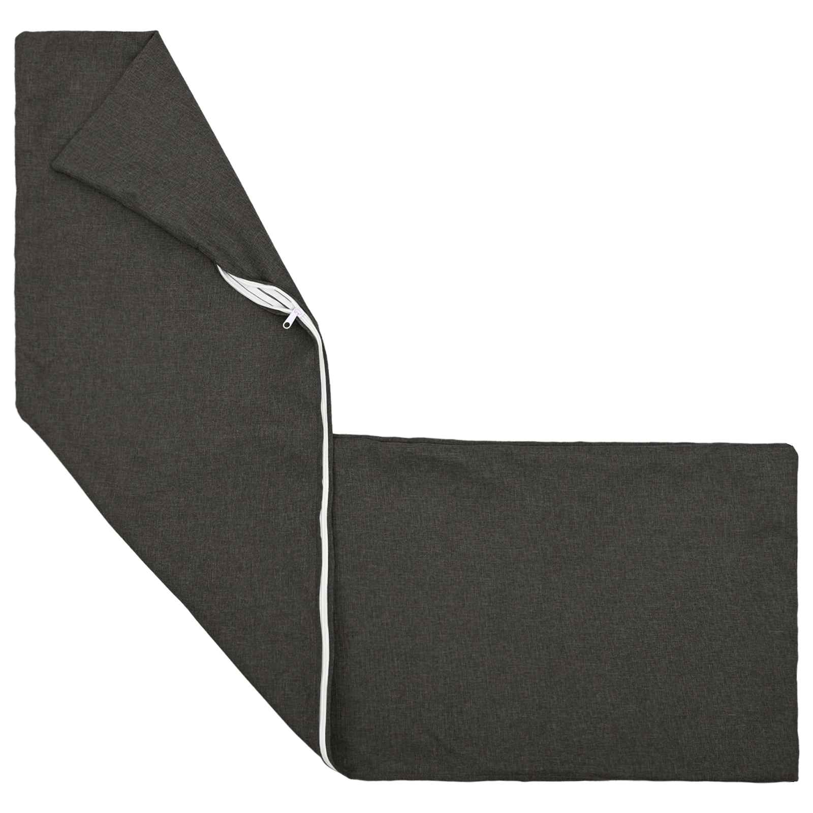 Kussensloop 2 st HEERLEN Donkergrijs 40 x 145 cm Stof image 3