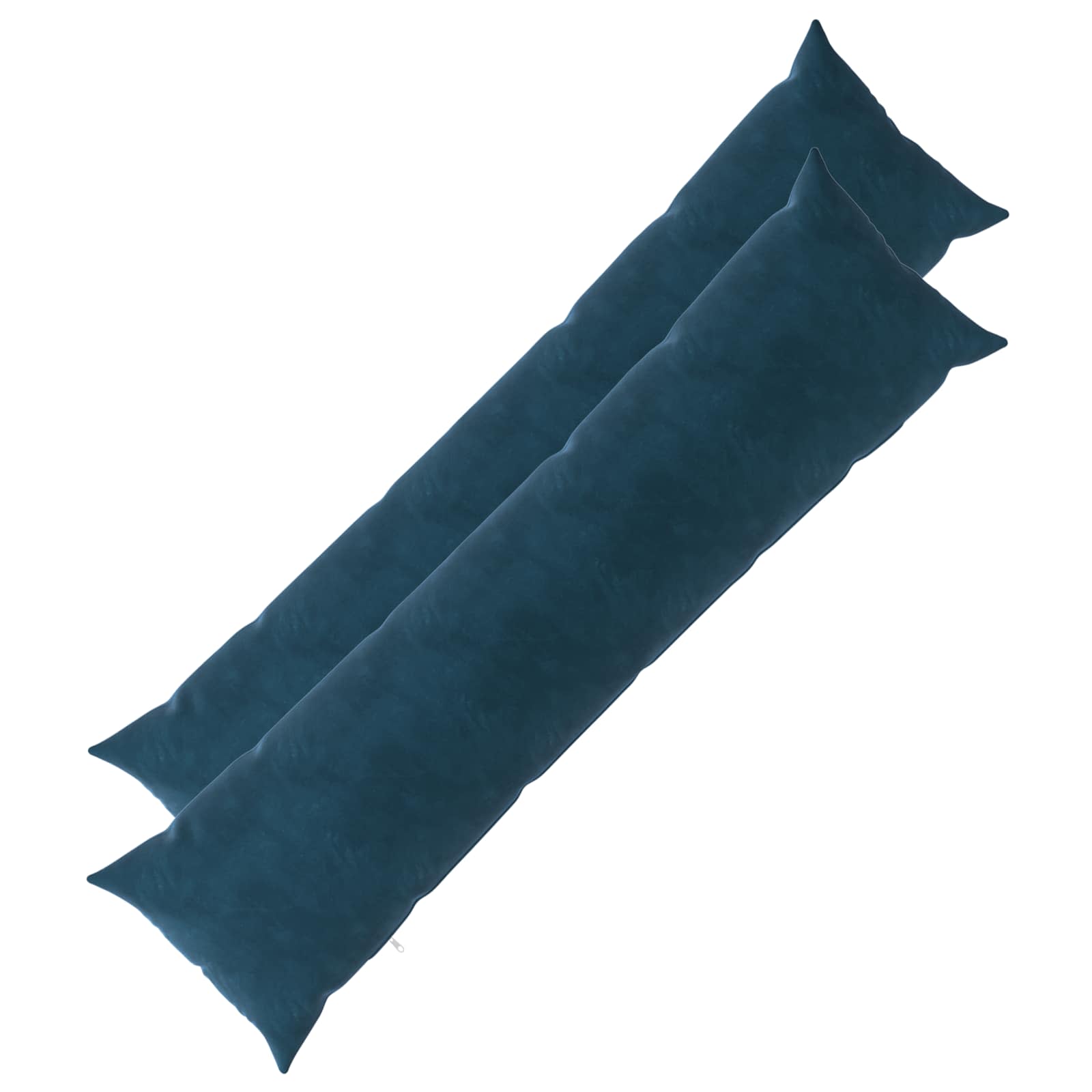 Kussensloop 2 pcs HEERLEN Blauw 40 x 145 cm Fluweel image 1
