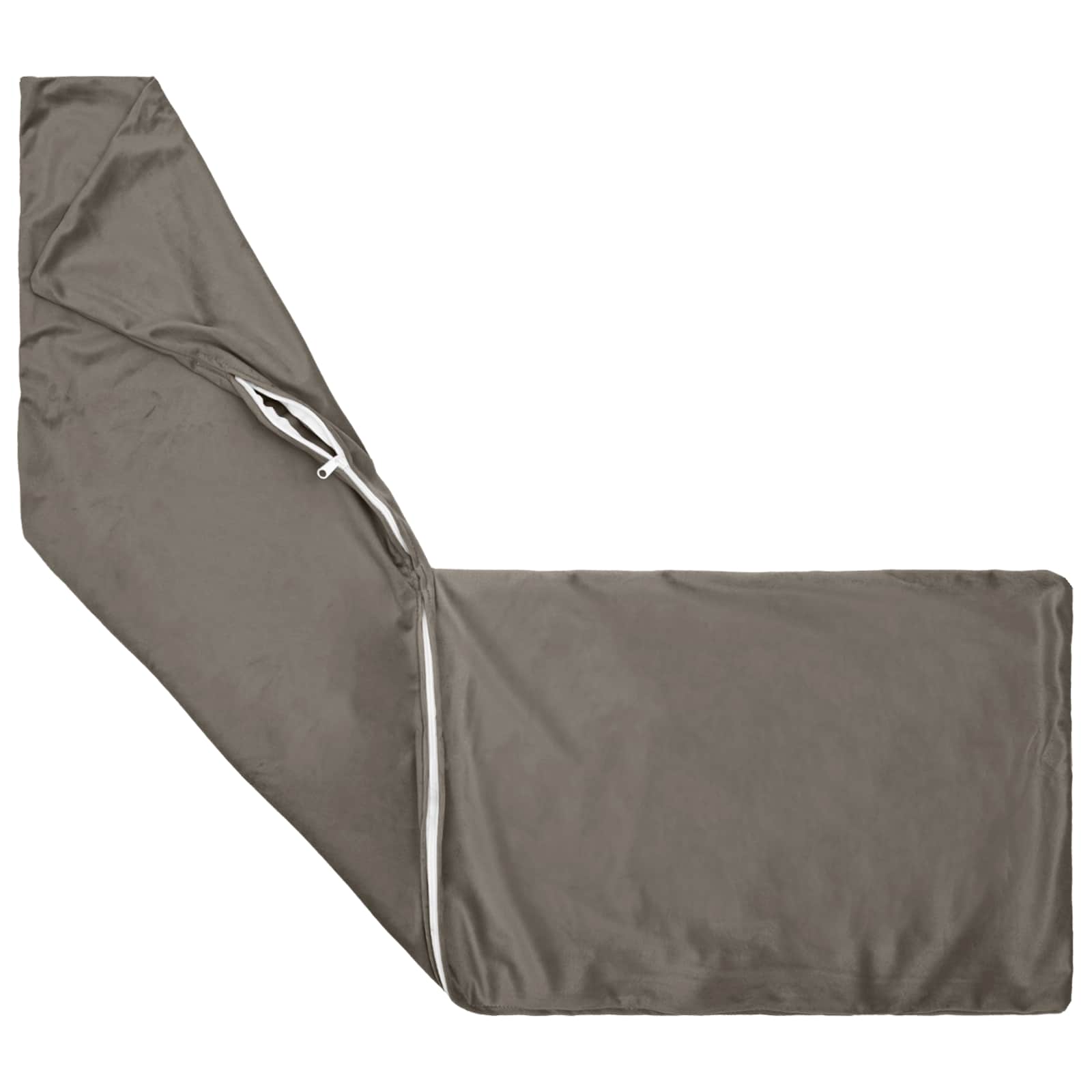 Kussensloop 2 pcs HEERLEN Lichtgrijs 40 x 145 cm Fluweel image 3