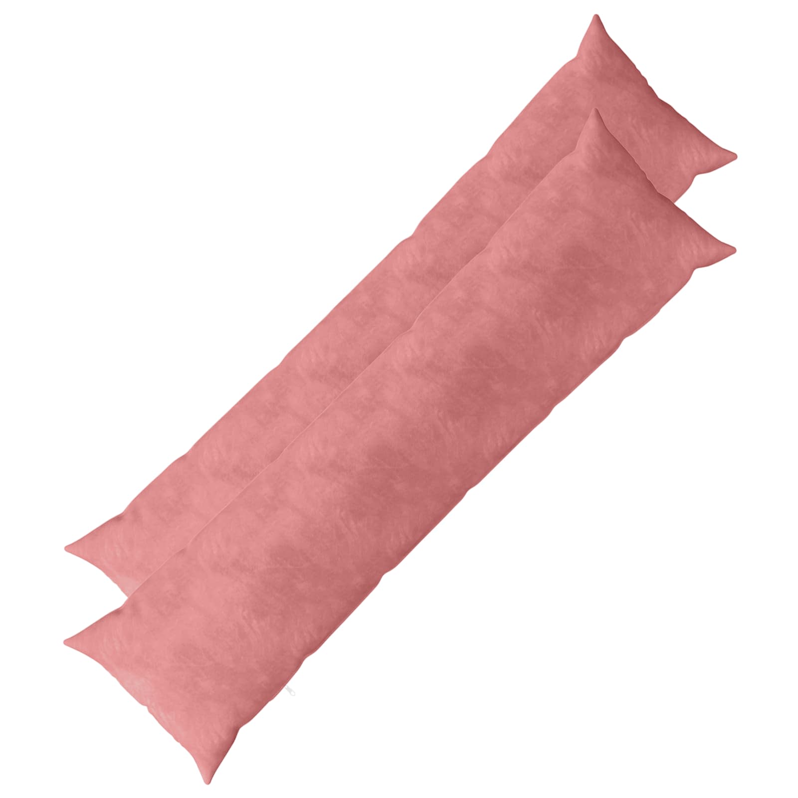 Kussensloop 2 pcs HEERLEN Roze 40 x 145 cm Fluweel image 1