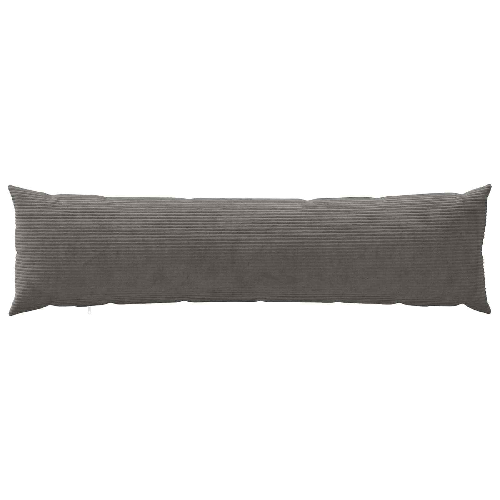 Kussensloop 2 pcs HEERLEN Donkergrijs 40 x 145 cm corduroy image 2