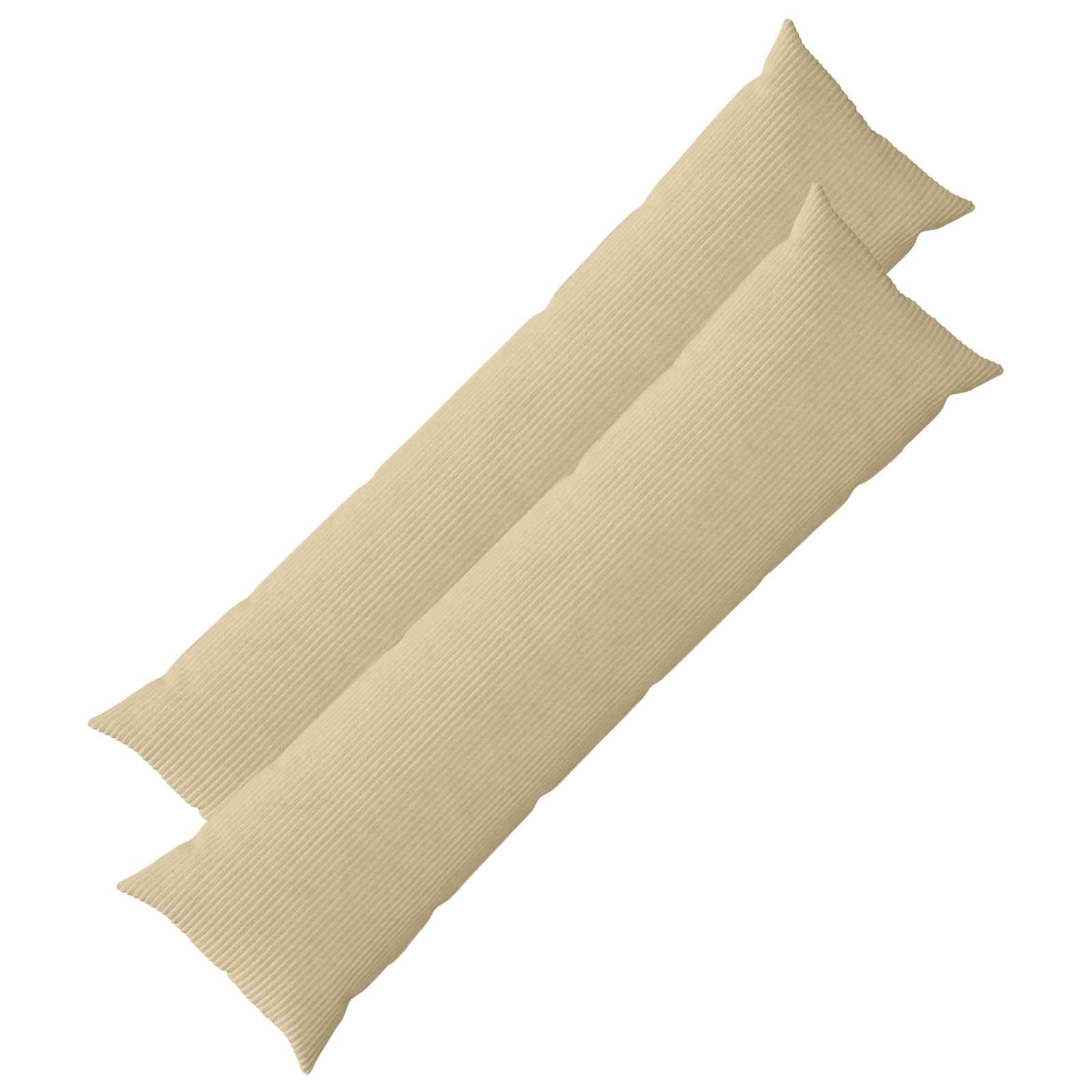 Kussensloop 2 st HEERLEN Grijs groen 40 x 145 cm corduroy image 1