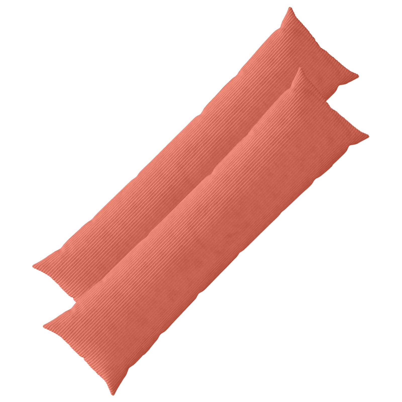 Kussensloop 2 pcs HEERLEN Rood-oranje 40 x 145 cm corduroy image 1