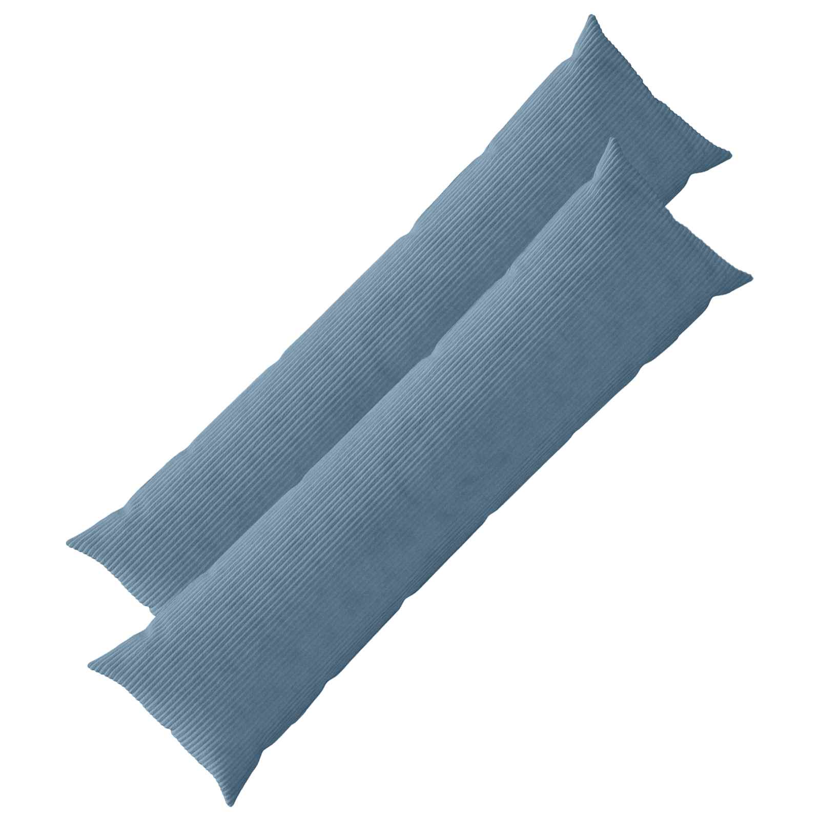 Kussensloop 2 pcs HEERLEN Blauw 40 x 145 cm corduroy image 1
